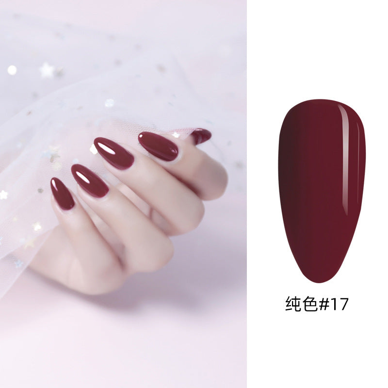 NGPF031 nude color phototherapy paint glue, black and white red nail polish glue