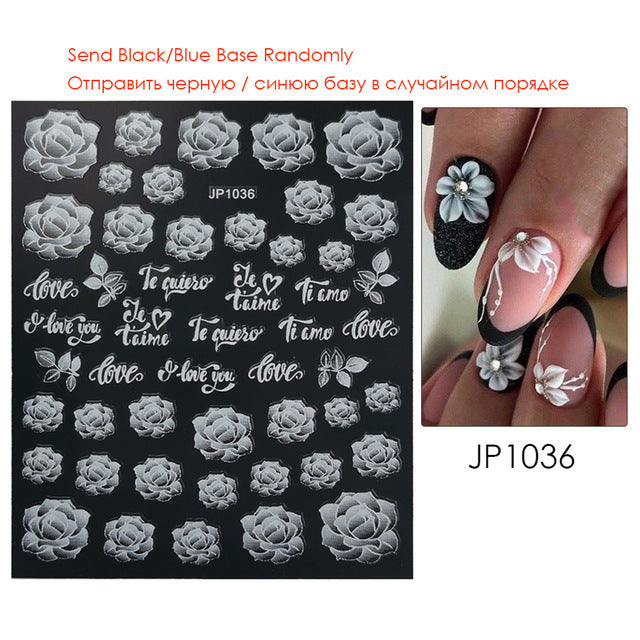 5D Nail Stickers  NSF014