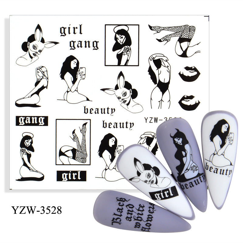 Nail Stickers YZW 017