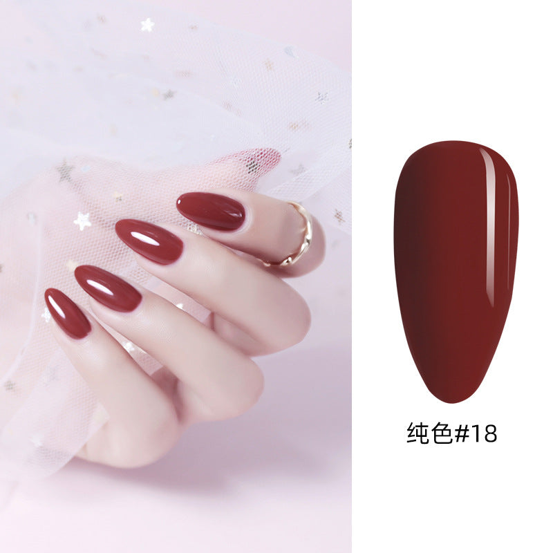 NGPF031 nude color phototherapy paint glue, black and white red nail polish glue