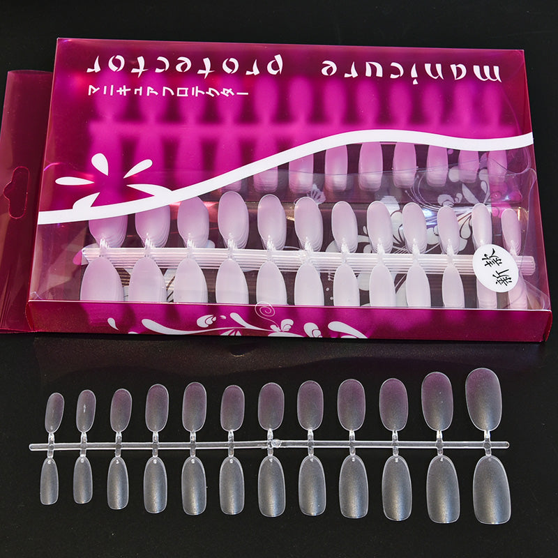 TD97 4.5-1.9cm SALON TIPS Nails Tips Clear/Natural/White Half/Full Coffin WaterDrop Ballet Manicure Accesorios False Nails Fake Tips