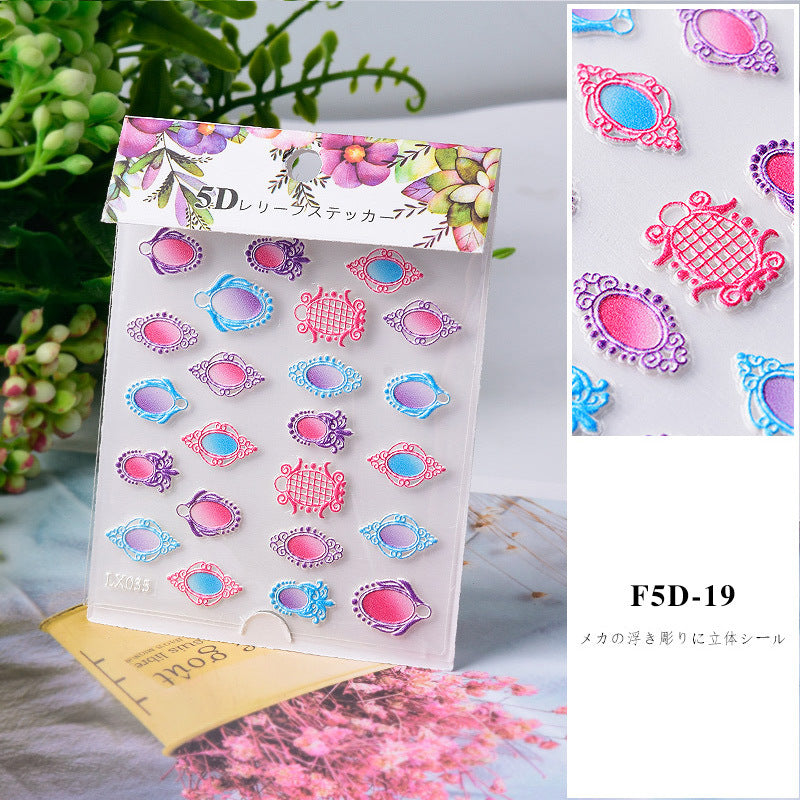 5D Nail Stickers  NSF021