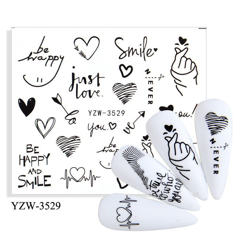 Nail Stickers YZW 017