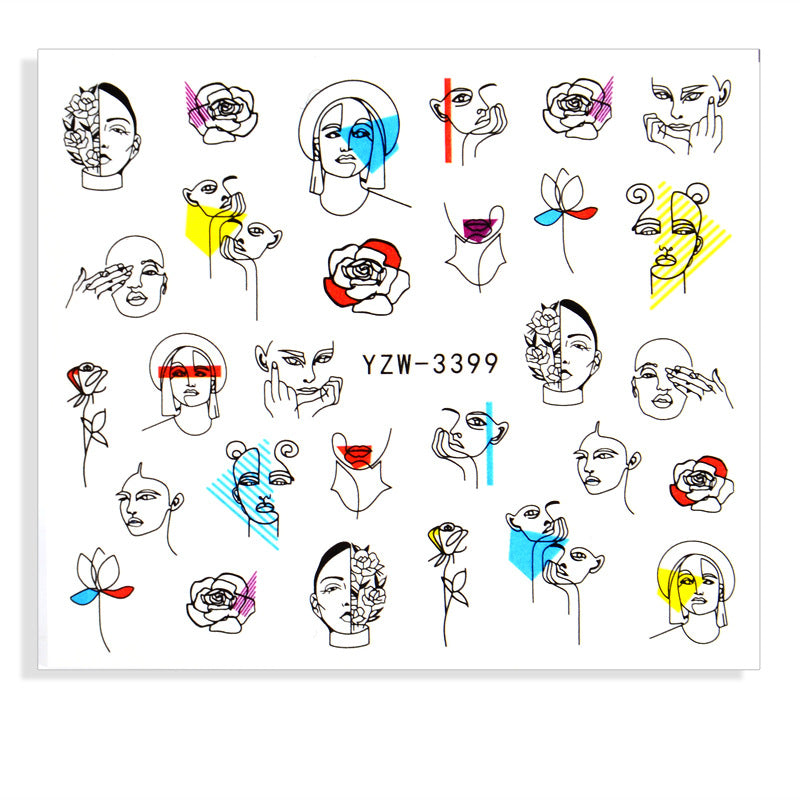 Nail Stickers YZW 020