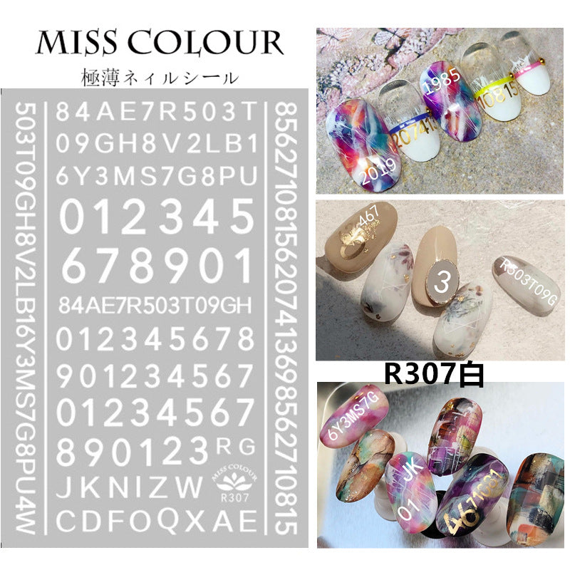 Miss Colour Nail Stickers MSS015