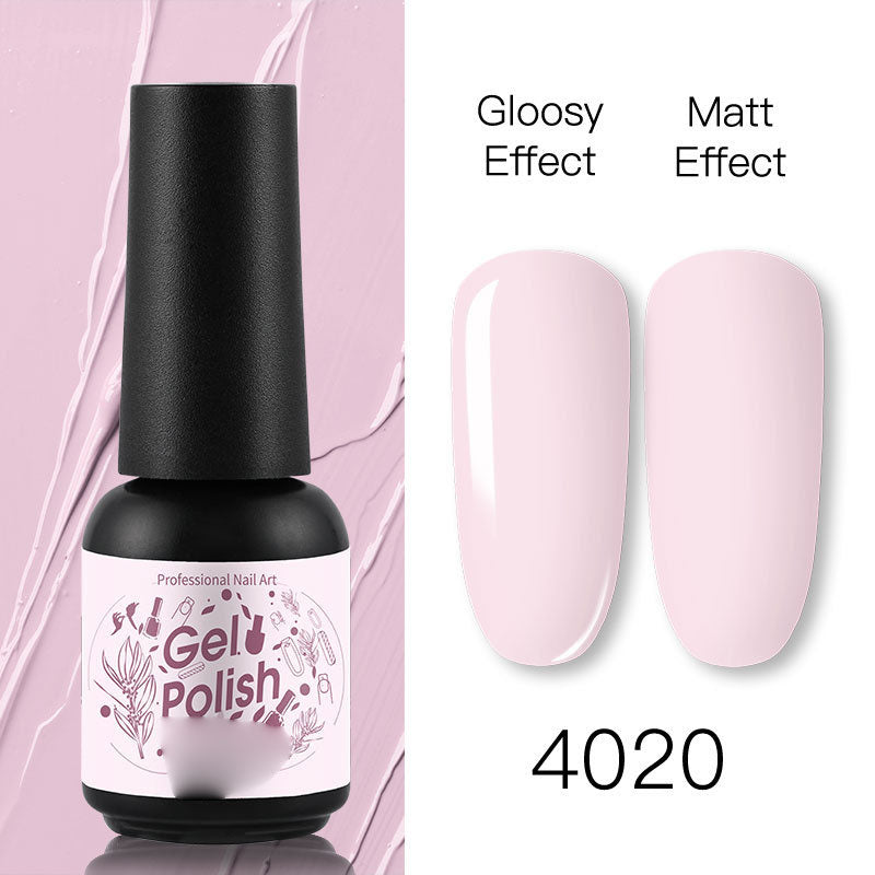 NGRO029 plastic bottle mixed color nail polish glue 8ML