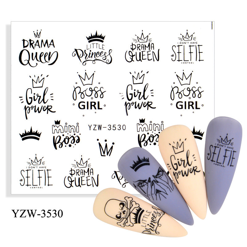 Nail Stickers YZW 017