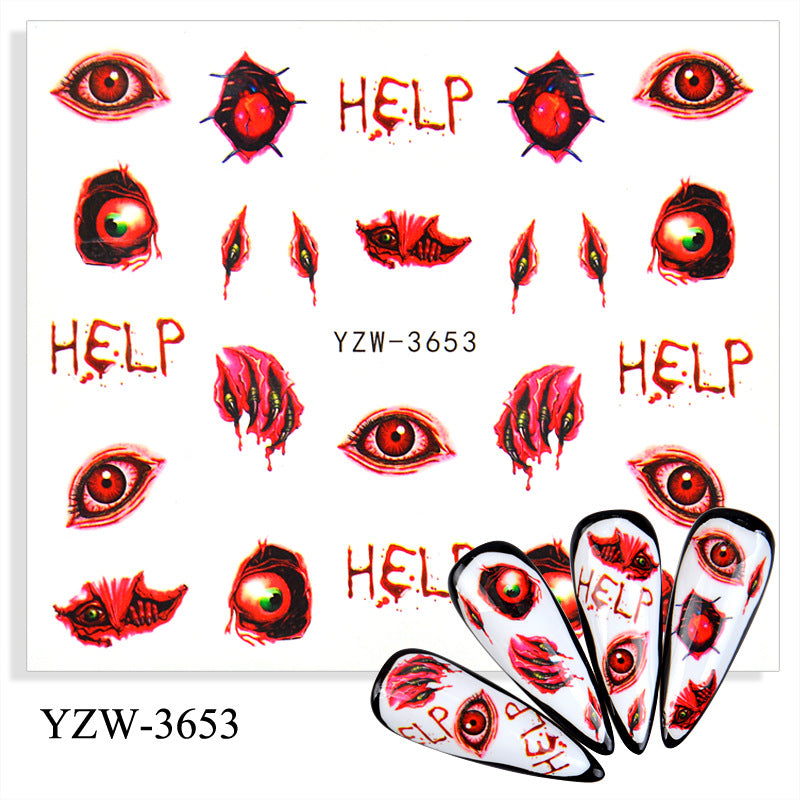 Halloween Nail Stickers YHLS014