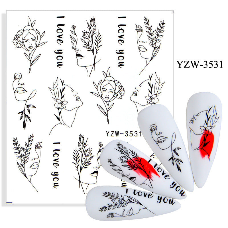 Nail Stickers YZW 017