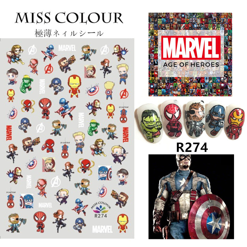 Miss Colour Nail Stickers MSS014