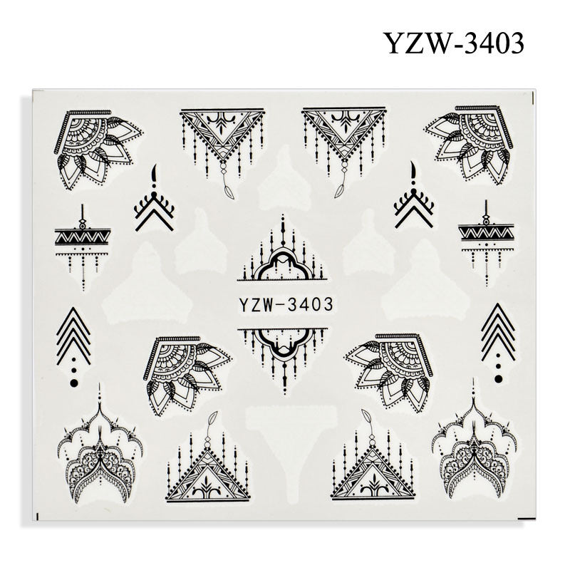 Nail Stickers YZW 020