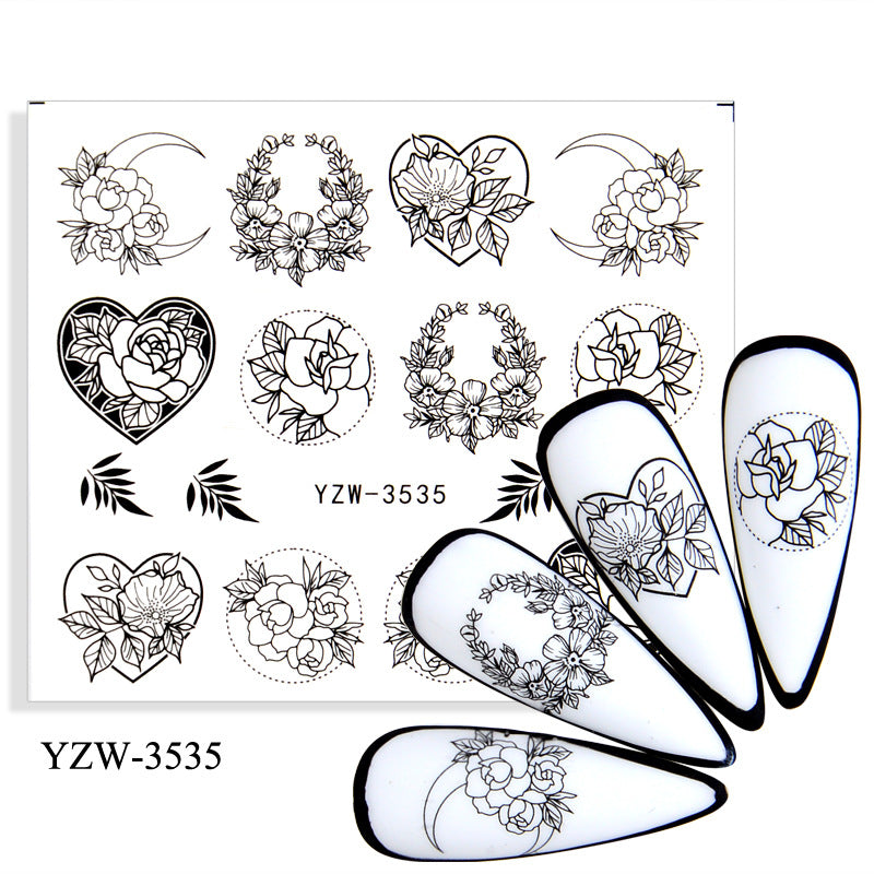 Nail Stickers YZW 017