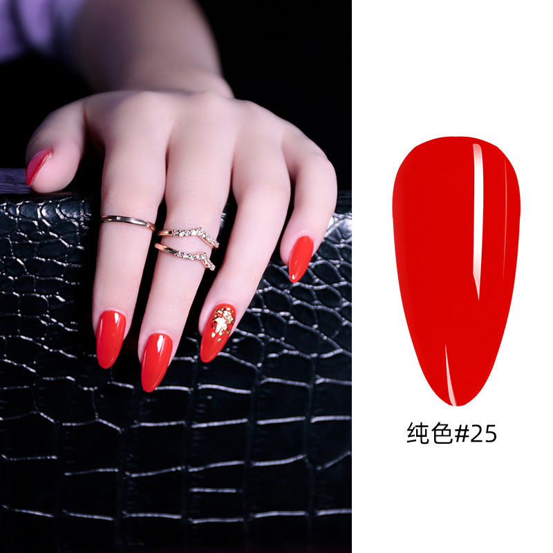 NGPF031 nude color phototherapy paint glue, black and white red nail polish glue