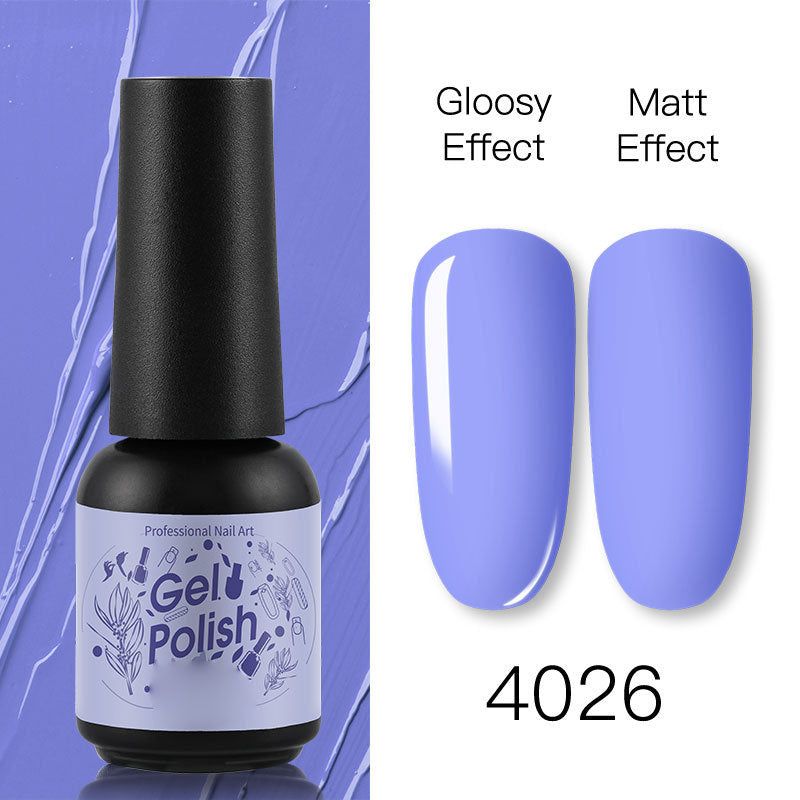 NGRO029 plastic bottle mixed color nail polish glue 8ML