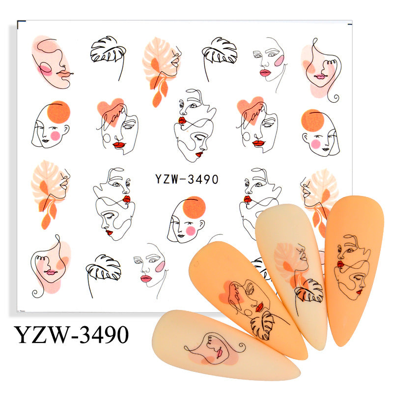 Nail Stickers YZW 015