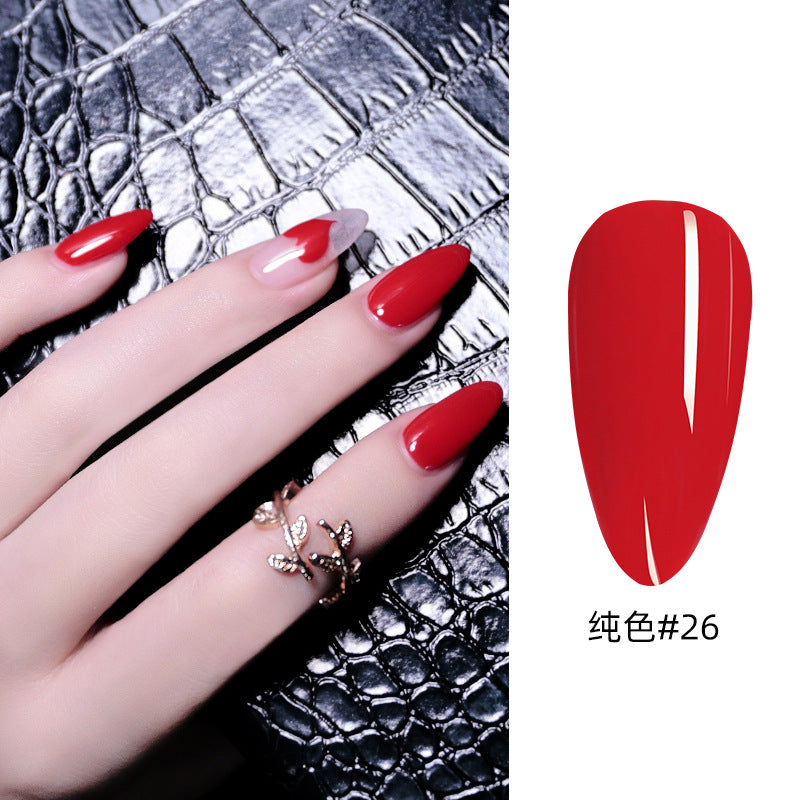 NGPF031 nude color phototherapy paint glue, black and white red nail polish glue