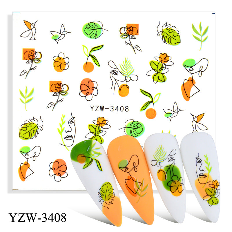 Nail Stickers YZW 020