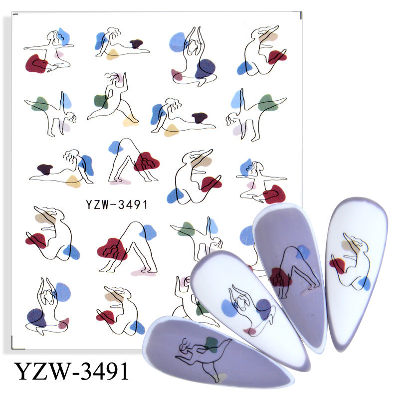 Nail Stickers YZW 015