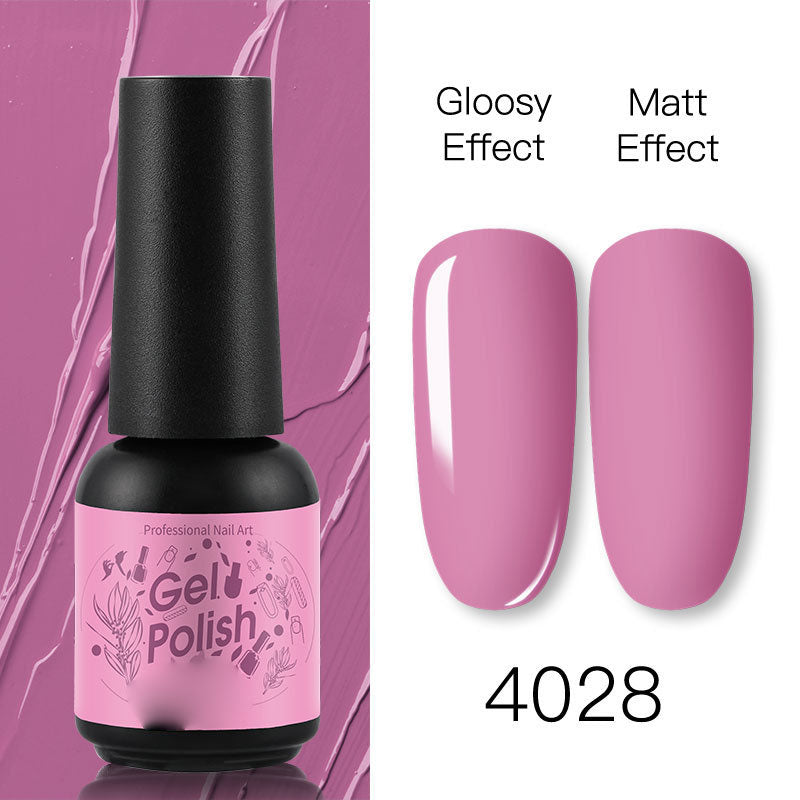 NGRO029 plastic bottle mixed color nail polish glue 8ML