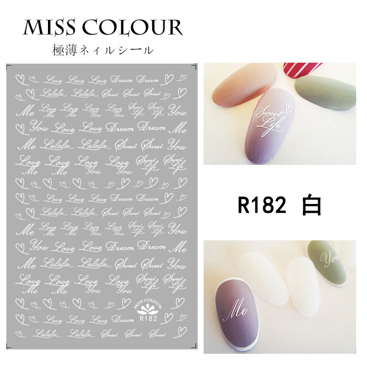 Miss Colour Nail Stickers MSS027