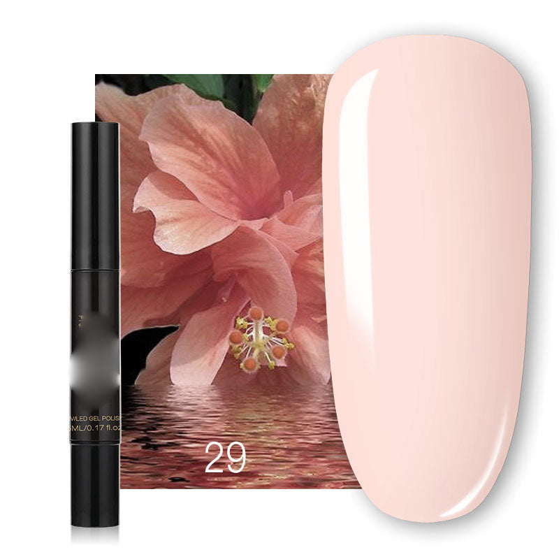 NGRO038 Pen Lazy Nail Polish 58 Color Rotating Glue 5ml