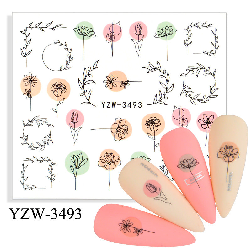 Nail Stickers YZW 015