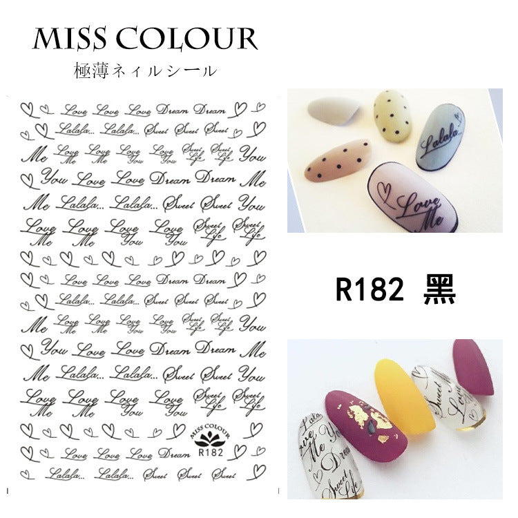 Miss Colour Nail Stickers MSS027