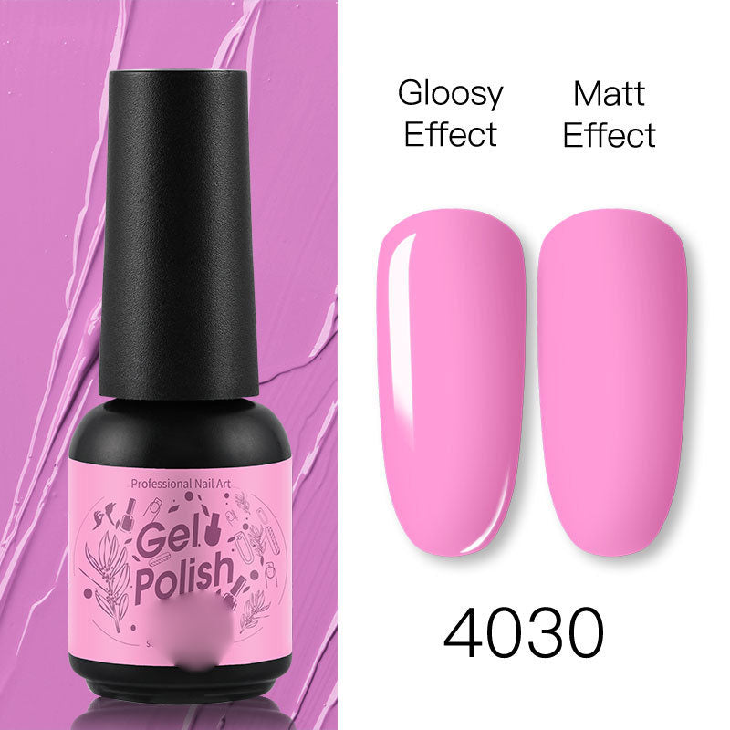 NGRO029 plastic bottle mixed color nail polish glue 8ML