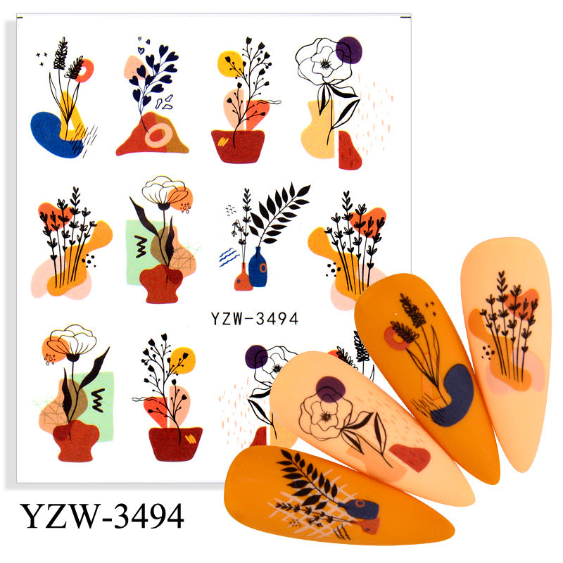 Nail Stickers YZW 015