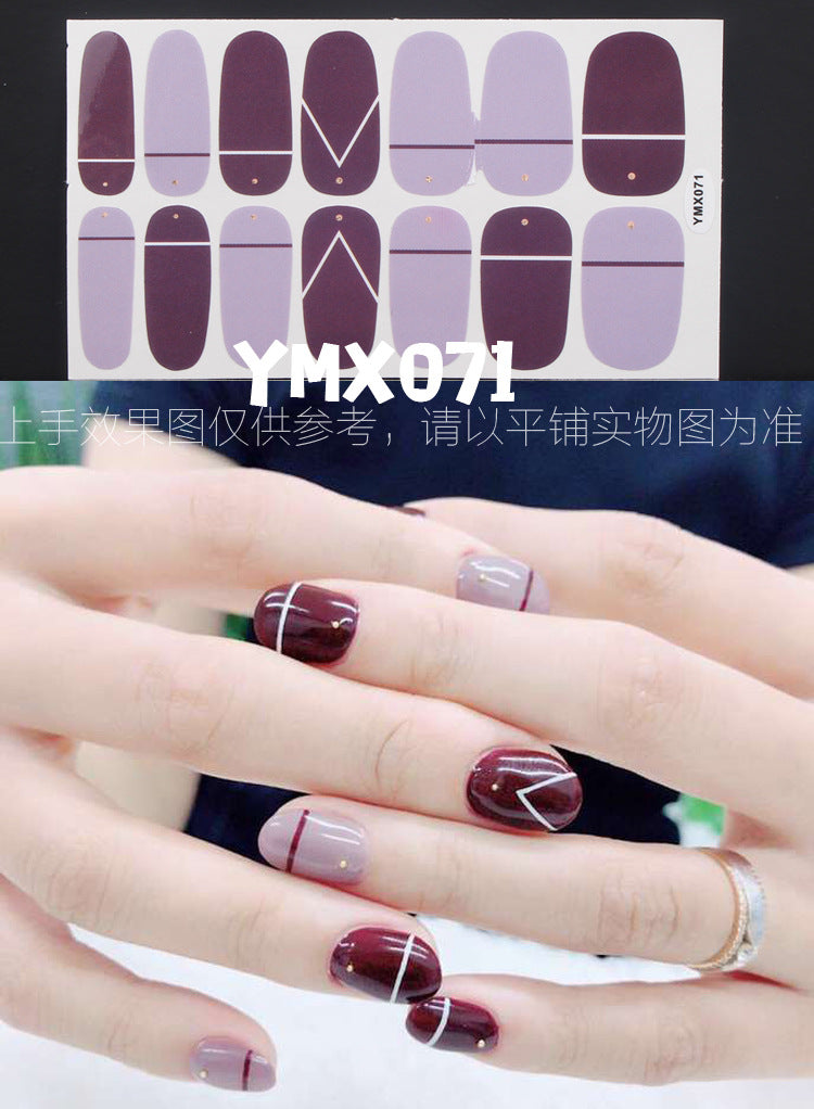 Nail Wraps Stickers YM014