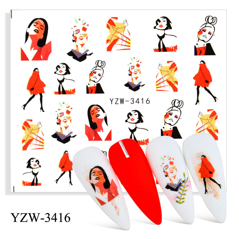 Nail Stickers YZW 020