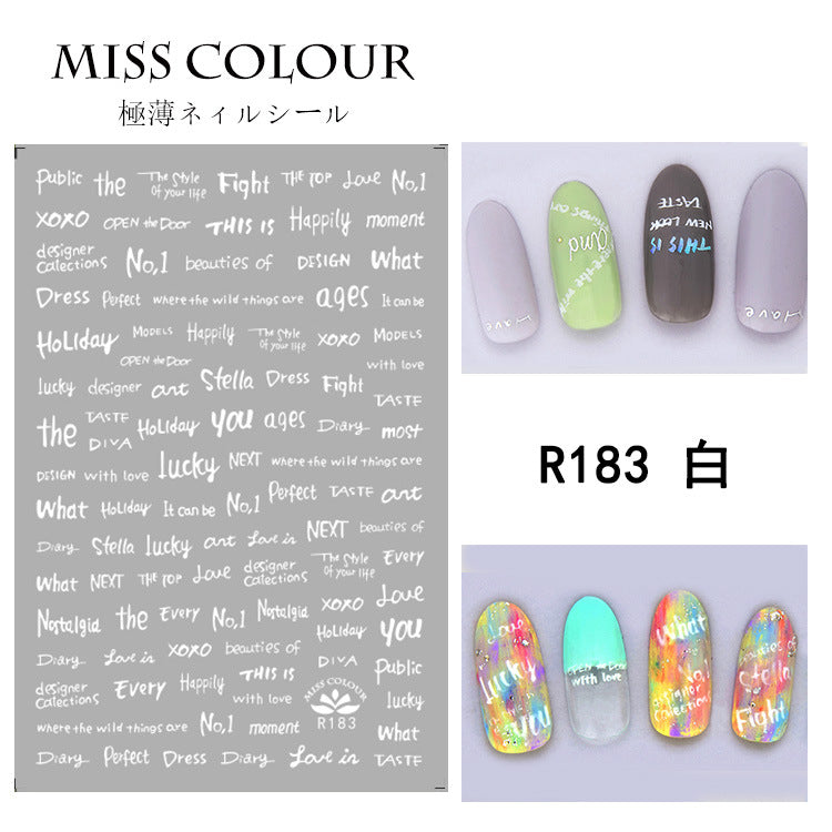 Miss Colour Nail Stickers MSS027