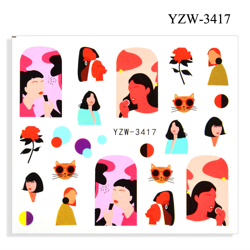 Nail Stickers YZW 020