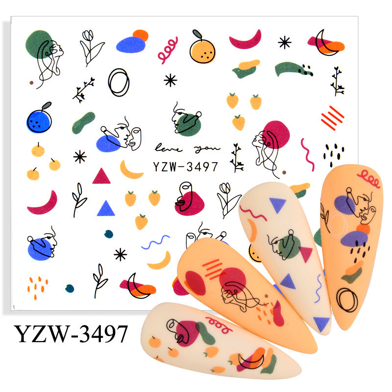 Nail Stickers YZW 015