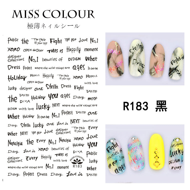 Miss Colour Nail Stickers MSS027