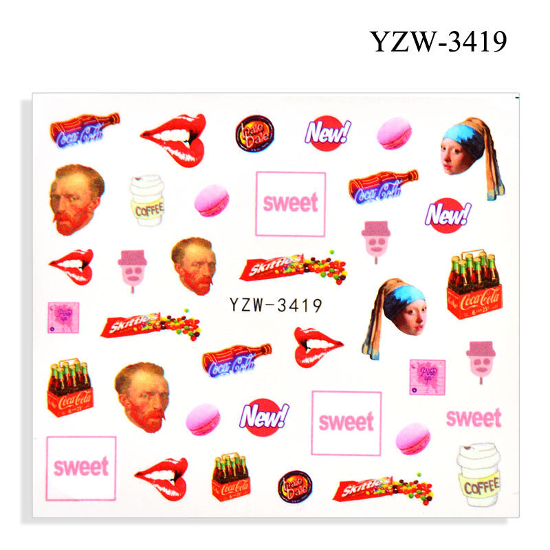 Nail Stickers YZW 020