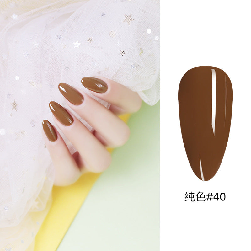 NGPF031 nude color phototherapy paint glue, black and white red nail polish glue