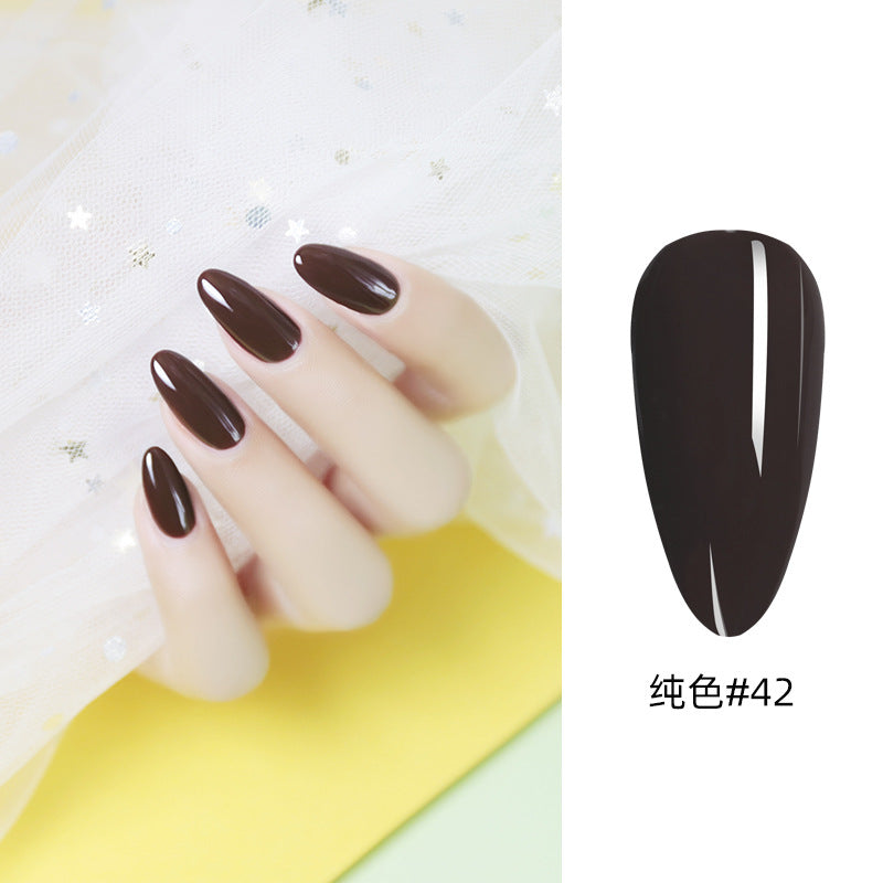 NGPF031 nude color phototherapy paint glue, black and white red nail polish glue