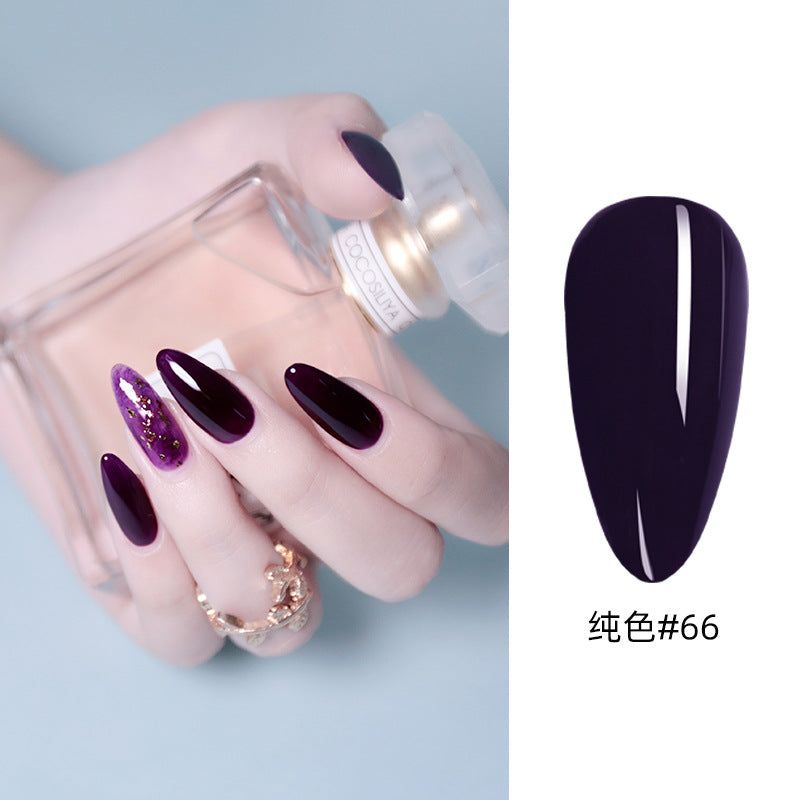 NGPF031 nude color phototherapy paint glue, black and white red nail polish glue