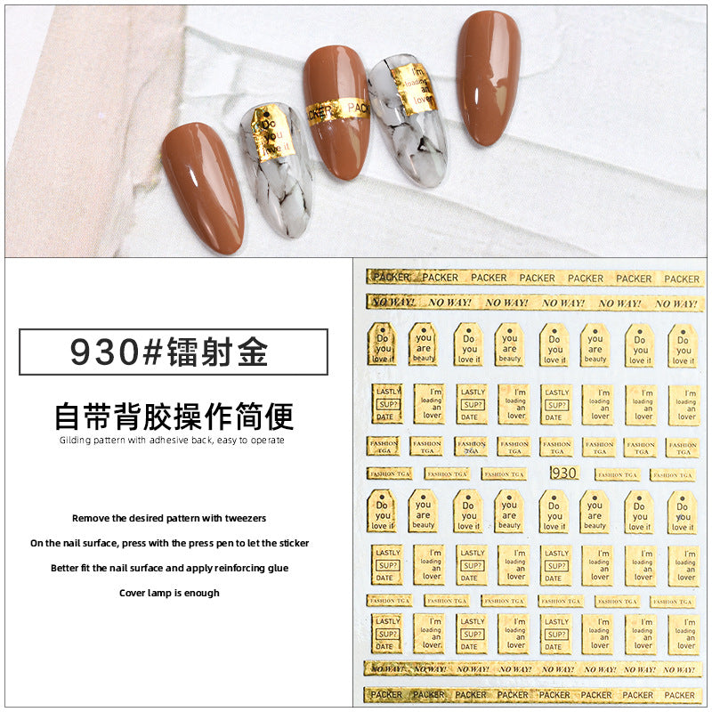 Nail Stickers NS025