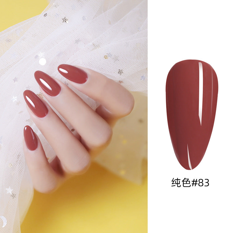 NGPF031 nude color phototherapy paint glue, black and white red nail polish glue