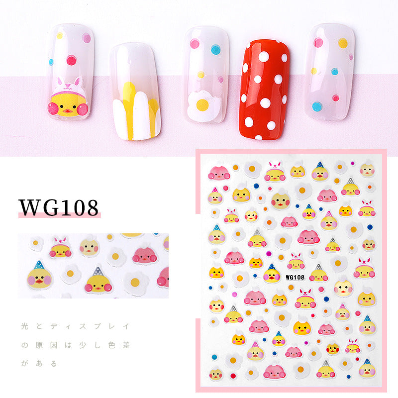 Nail Stickers NS018