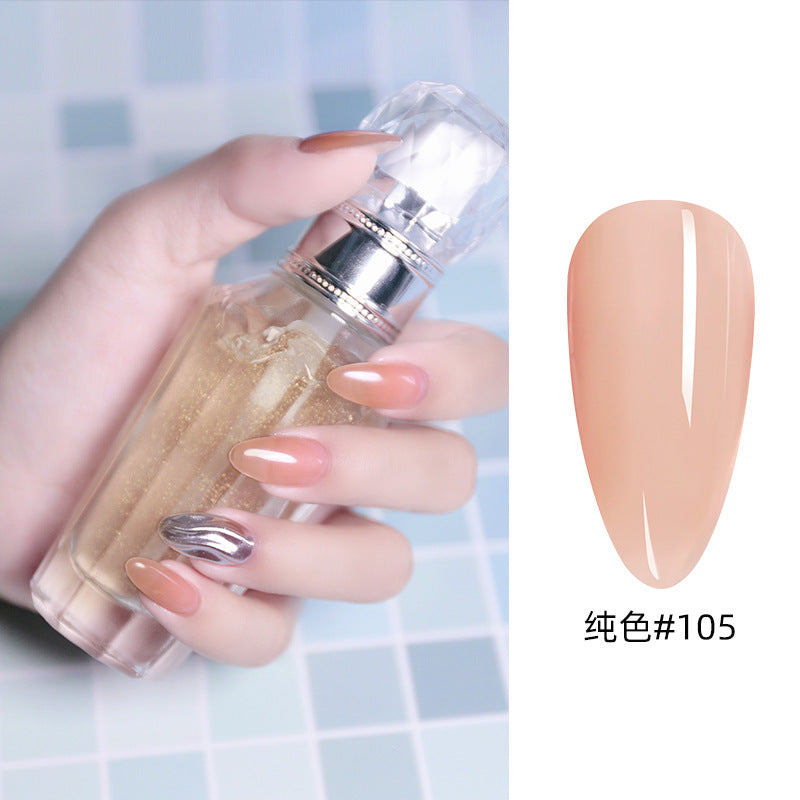 NGPF031 nude color phototherapy paint glue, black and white red nail polish glue